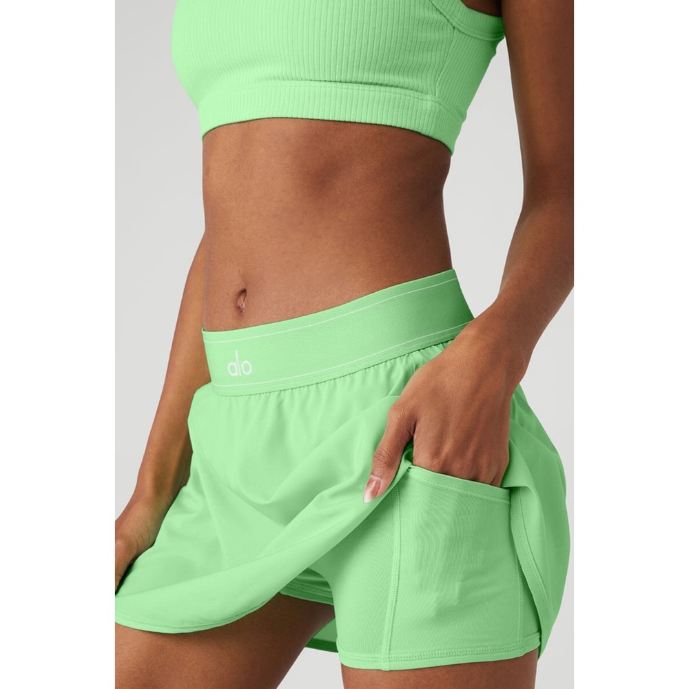 Alo Yoga Match Point Tennis Skirt Ultramint L - Picture 4 of 9
